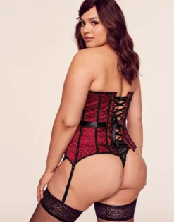 Scarlett Contour Plus Red -Laced Bra Sales Store full 1016