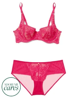 Bonnie Contour Plus Pink -Laced Bra Sales Store full 102