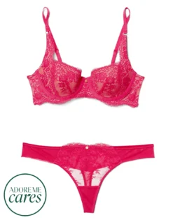 Bonnie Contour Plus Pink -Laced Bra Sales Store full 103