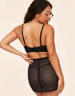 Kiera Unlined Black -Laced Bra Sales Store full 1046