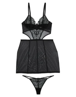 Kiera Unlined Black -Laced Bra Sales Store full 1047