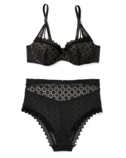 Edme Contour Black -Laced Bra Sales Store full 107