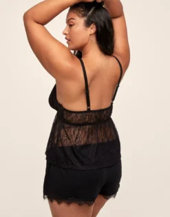 Niomi Plus Black -Laced Bra Sales Store full 1109