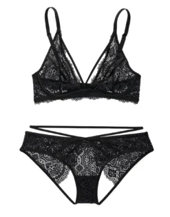 Jenni Unlined Plus Black -Laced Bra Sales Store full 112