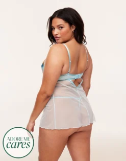 Delilah Unlined Plus Print -Laced Bra Sales Store full 1134