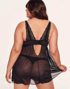 Ella Contour Plus Black -Laced Bra Sales Store full 1144