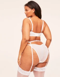 Meadow Unlined Plus White -Laced Bra Sales Store full 129