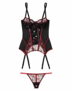 Amaris Unlined Print -Laced Bra Sales Store full 1309