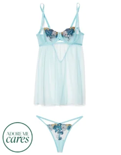 Delilah Unlined Print -Laced Bra Sales Store full 1419