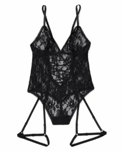 Clarisse Unlined Plus Black -Laced Bra Sales Store full 1436