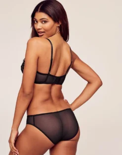 Tiana Unlined Black -Laced Bra Sales Store full 148
