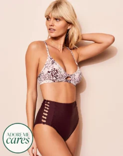 Averie Contour Print -Laced Bra Sales Store full 1558