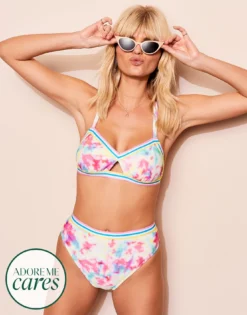 Gisele Contour Print -Laced Bra Sales Store full 1564