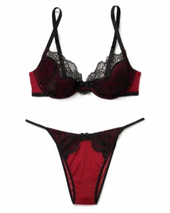 Evelyn Unlined Plus Black -Laced Bra Sales Store full 162