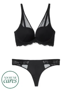 Joslyn Push Up Black -Laced Bra Sales Store full 17