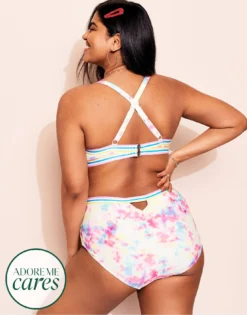 Gisele Contour Plus Print -Laced Bra Sales Store full 1710