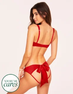 Gynger Unlined Red -Laced Bra Sales Store full 172