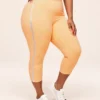Cora Cozy Ventilation Crop Plus Orange