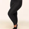 Samantha Suede Legging Plus Black