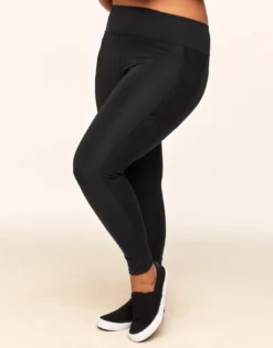 Samantha Suede Legging Plus Black