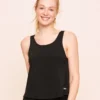 Micah Cropped Tank Black
