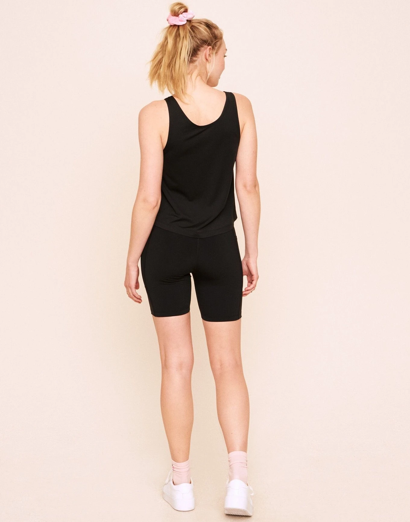 Micah Cropped Tank Black 4 Micah Cropped Tank Black - Image 4