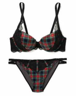 Rochelle Push Up Print -Laced Bra Sales Store full 211