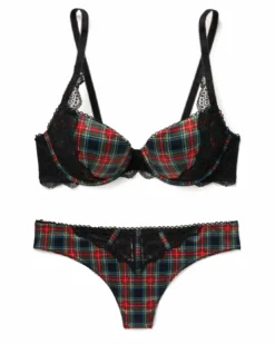 Rochelle Push Up Print -Laced Bra Sales Store full 212