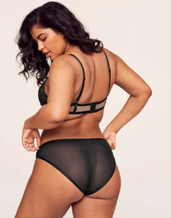 Casey Unlined Plus Black -Laced Bra Sales Store full 244