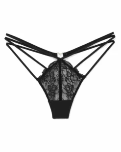 Kimberly Thong Black -Laced Bra Sales Store full 2672