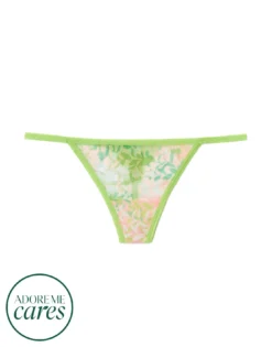 Nicoletta G-String Print -Laced Bra Sales Store full 2758