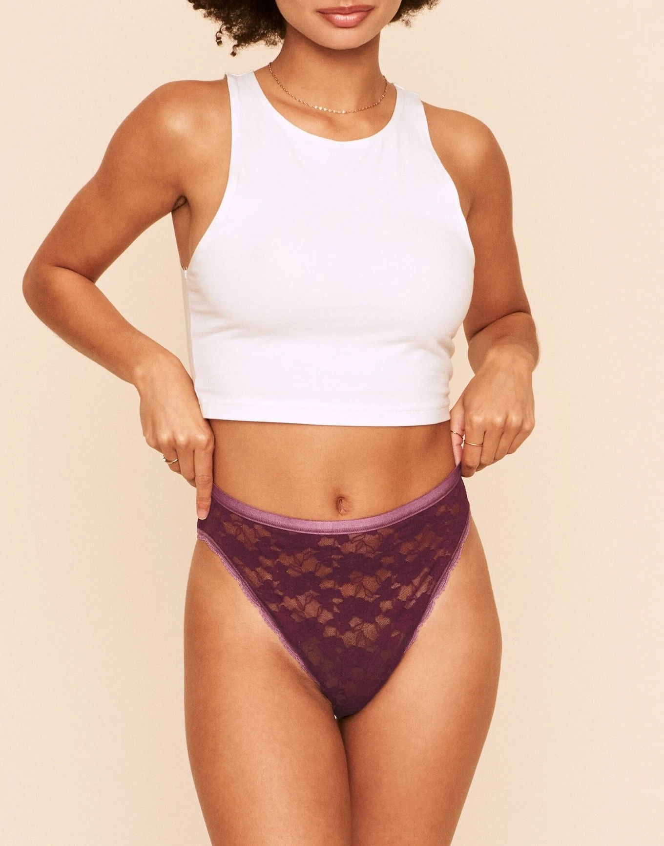 Amylia Allover Lace Pack High Cut Black 3 Amylia Allover Lace Pack High Cut Black - Image 3