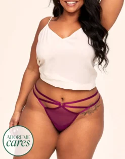 Ashlyn G-String Plus Purple