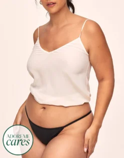 Davina G-String Plus Black