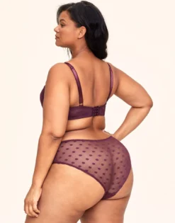 Amalee Contour Plus Purple -Laced Bra Sales Store full 284