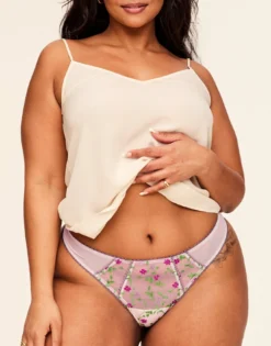 Rosa Solo Thong Plus Print