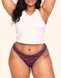 Cori Allover Lace Pack Thong Plus Black -Laced Bra Sales Store full 2906