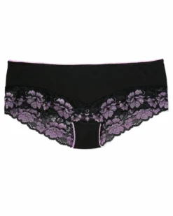 Blossom Hipster Plus Black -Laced Bra Sales Store full 2910