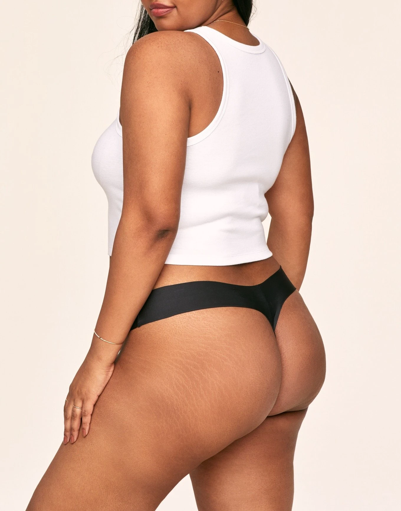 Annie Invisible Pack Thong Plus Black 2 Annie Invisible Pack Thong Plus Black - Image 2