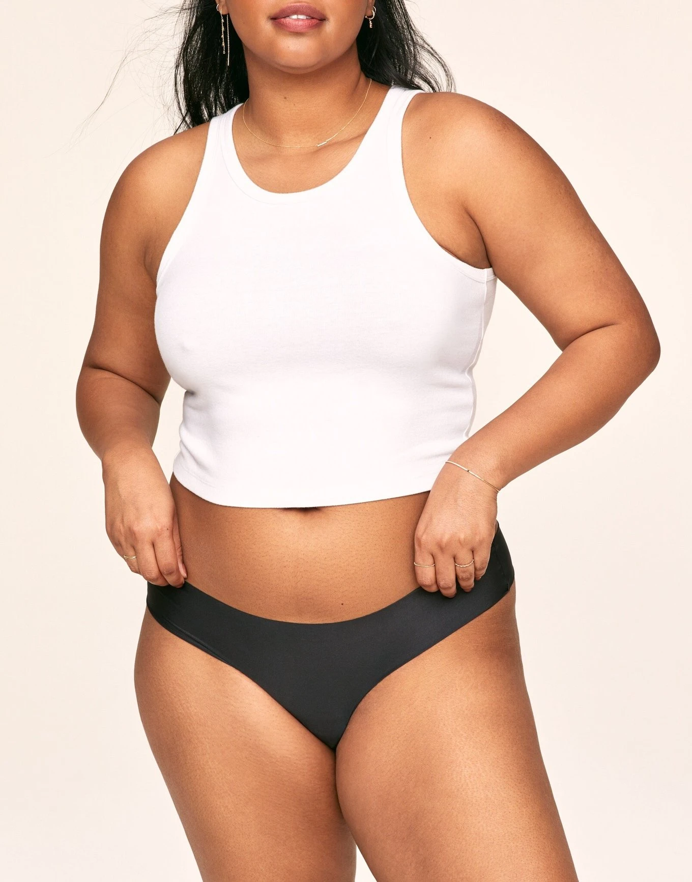 Annie Invisible Pack Thong Plus Black 3 Annie Invisible Pack Thong Plus Black - Image 3