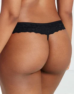 Parker Thong Plus Black