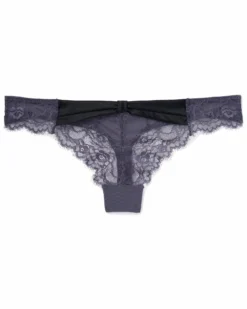 Holley Thong Plus Black -Laced Bra Sales Store full 2986