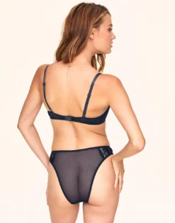 Abella Unlined Blue -Laced Bra Sales Store full 333