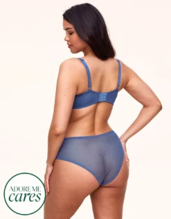 Selma Contour Plus Blue -Laced Bra Sales Store full 337