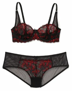 Robyn Unlined Plus Black -Laced Bra Sales Store full 352