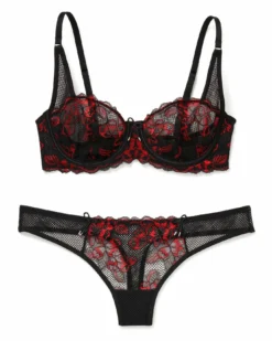Robyn Unlined Plus Black -Laced Bra Sales Store full 353