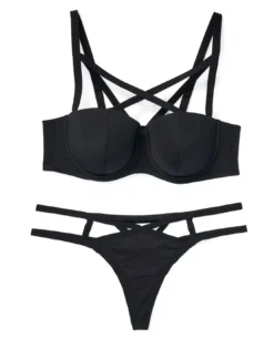 Nehrissa Contour Plus Black -Laced Bra Sales Store full 362