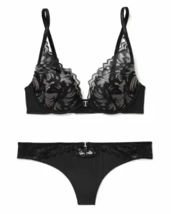 Lily Push Up Black -Laced Bra Sales Store full 39