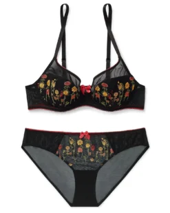 Elie Contour Plus Black -Laced Bra Sales Store full 411