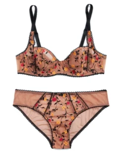 Rosa Unlined Print -Laced Bra Sales Store full 415